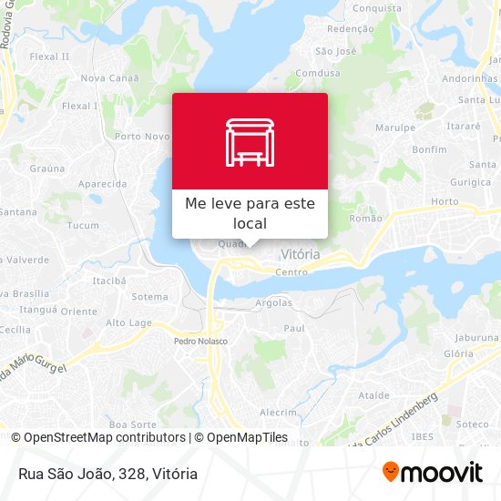 Rua São João, 328 mapa