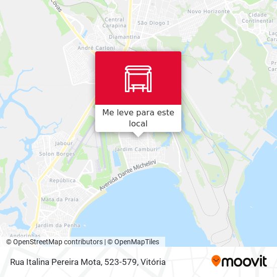 Rua Italina Pereira Mota, 523-579 mapa
