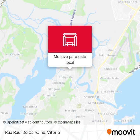 Rua Raul De Carvalho mapa