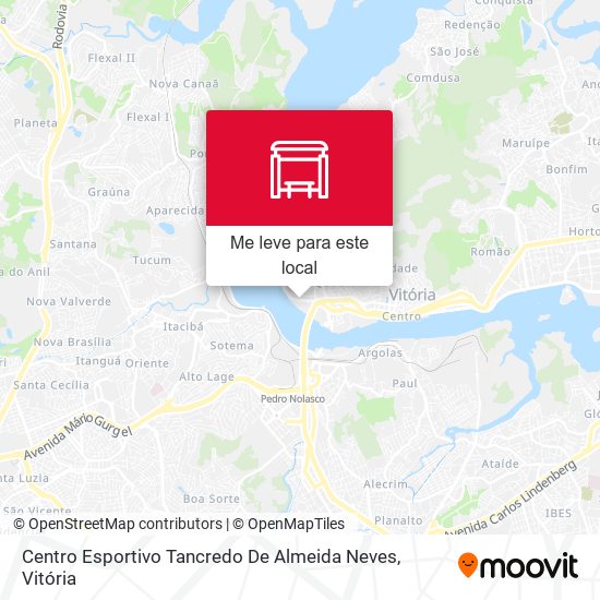 Centro Esportivo Tancredo De Almeida Neves mapa