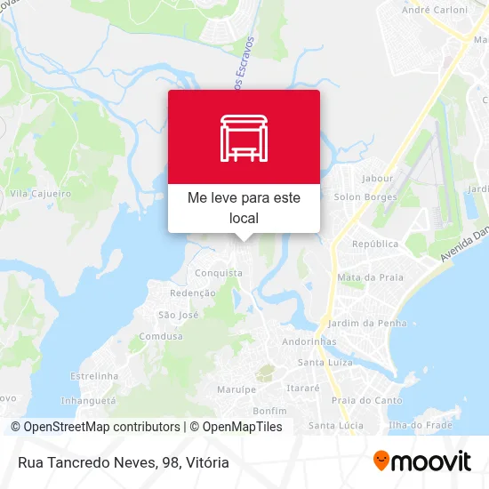 Rua Tancredo Neves, 98 mapa