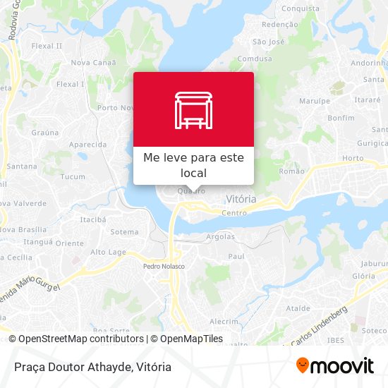 Praça Doutor Athayde mapa