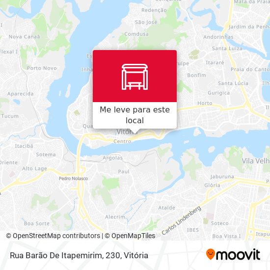 Rua Barão De Itapemirim, 230 mapa