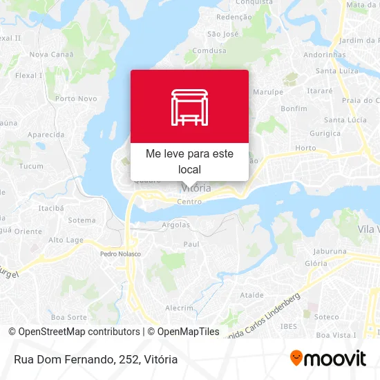 Rua Dom Fernando, 252 mapa