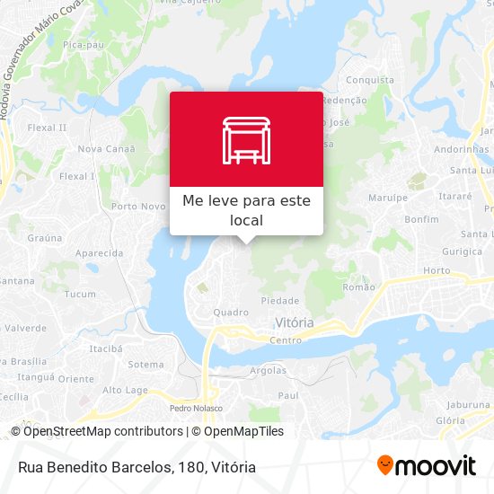 Rua Benedito Barcelos, 180 mapa