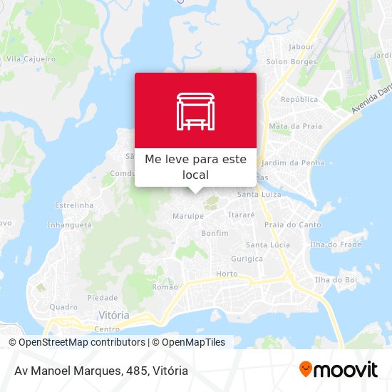 Av Manoel Marques, 485 mapa