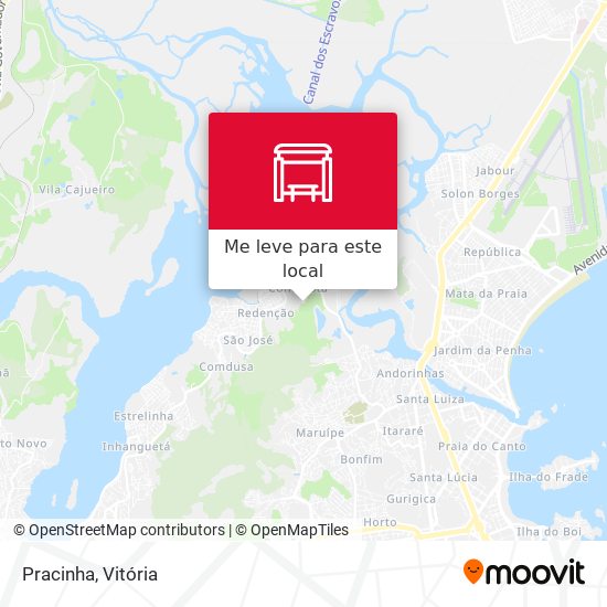 Pracinha mapa