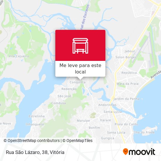 Rua São Lázaro, 38 mapa