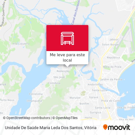 Unidade De Saúde Maria Leda Dos Santos mapa