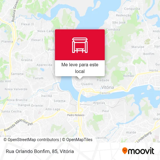 Rua Orlando Bonfim, 85 mapa