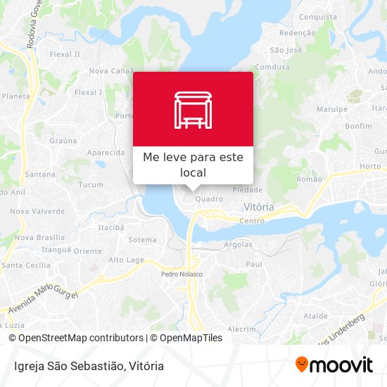 Igreja São Sebastião mapa