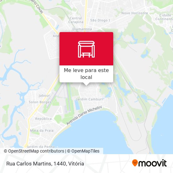 Rua Carlos Martins, 1440 mapa