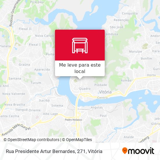 Rua Presidente Artur Bernardes, 271 mapa