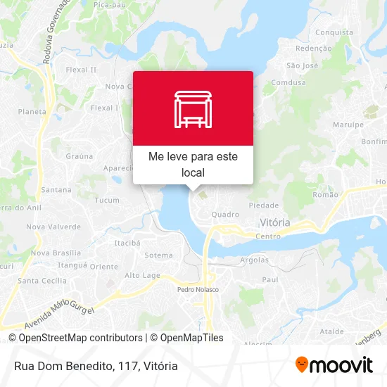 Rua Dom Benedito, 117 mapa