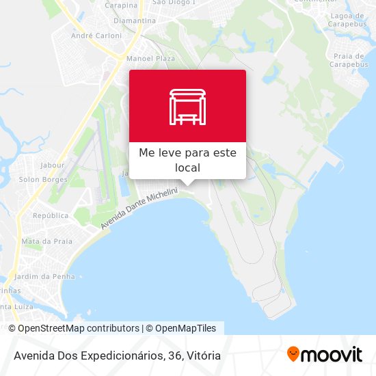Avenida Dos Expedicionários, 36 mapa