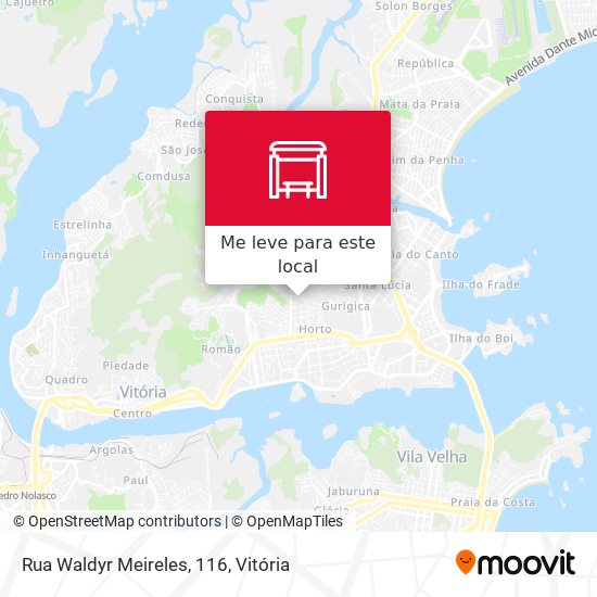 Rua Waldyr Meireles, 116 mapa