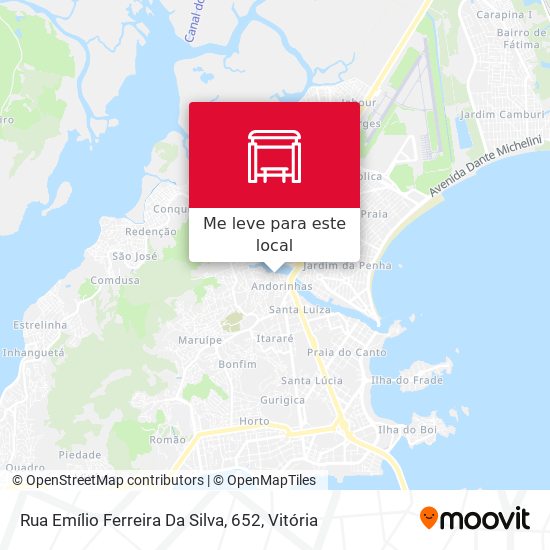 Rua Emílio Ferreira Da Silva, 652 mapa