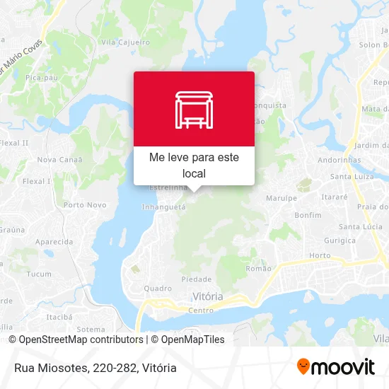 Rua Miosotes, 220-282 mapa