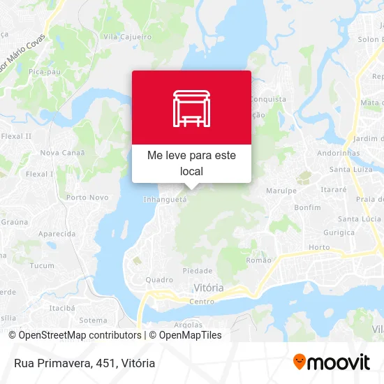 Rua Primavera, 451 mapa