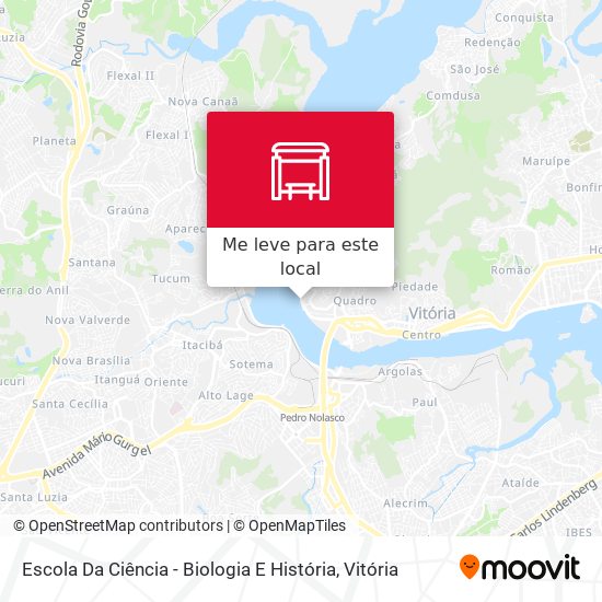 Escola Da Ciência - Biologia E História mapa