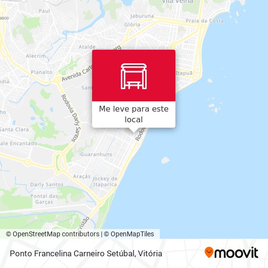 Ponto Francelina Carneiro Setúbal mapa