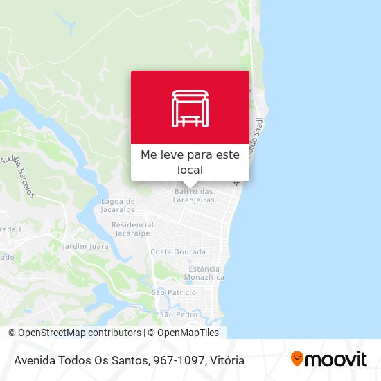 Avenida Todos Os Santos, 967-1097 mapa