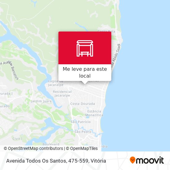 Avenida Todos Os Santos, 475-559 mapa