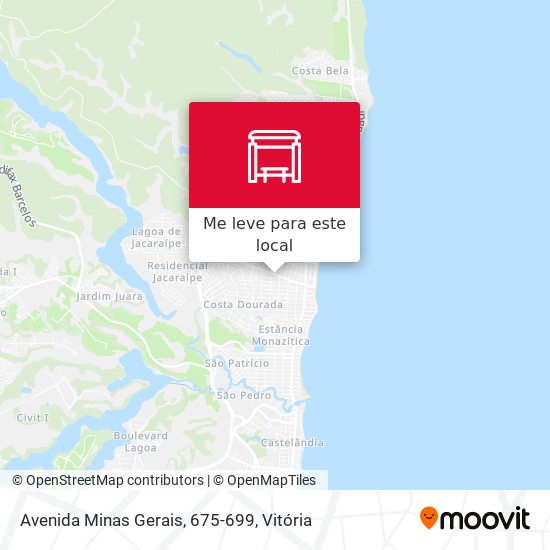 Avenida Minas Gerais, 675-699 mapa