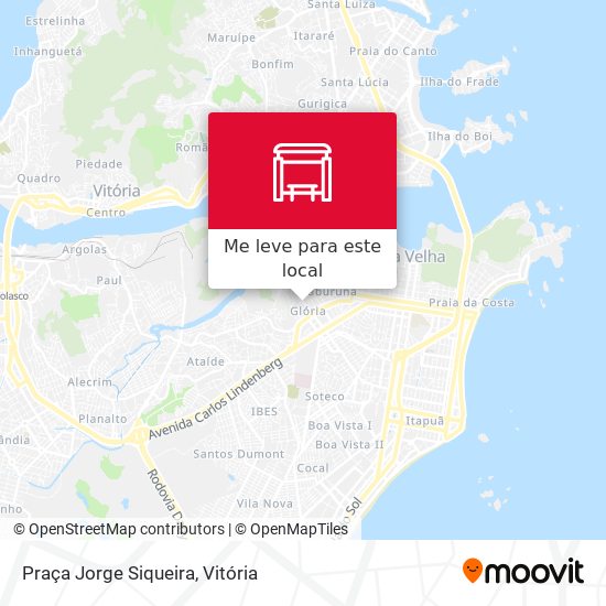 Praça Jorge Siqueira mapa