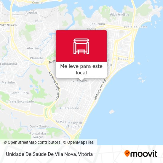 Unidade De Saúde De Vila Nova mapa