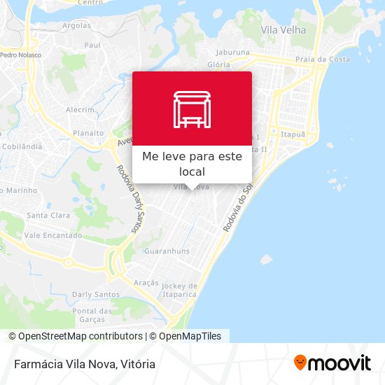 Farmácia Vila Nova mapa