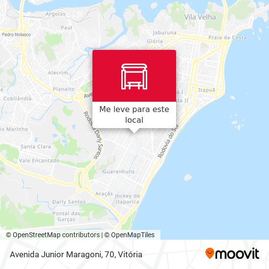 Avenida Junior Maragoni, 70 mapa