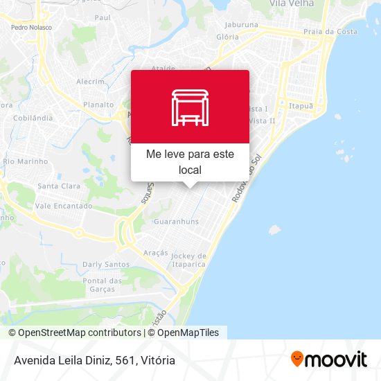 Avenida Leila Diniz, 561 mapa