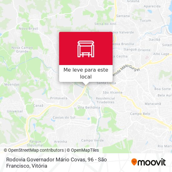 Rodovia Governador Mário Covas, 96 - São Francisco mapa