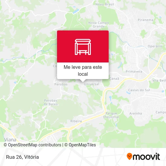 Rua 26 mapa