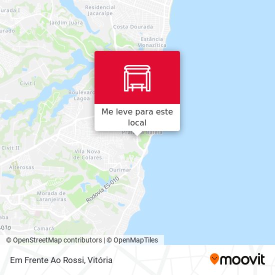 Em Frente Ao Rossi mapa