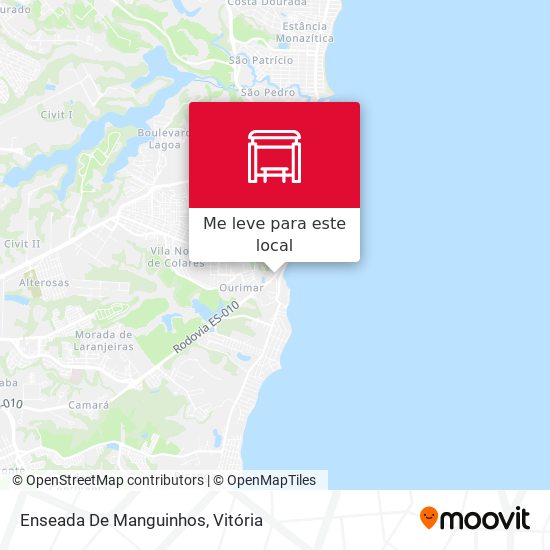 Enseada De Manguinhos mapa