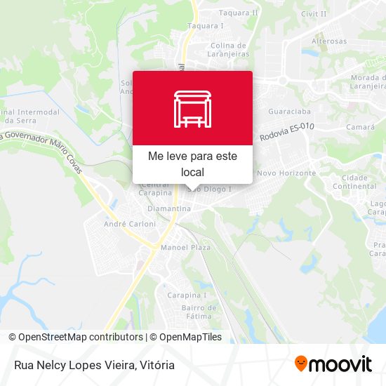 Rua Nelcy Lopes Vieira mapa