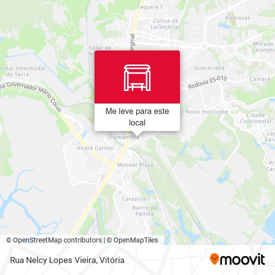 Rua Nelcy Lopes Vieira mapa