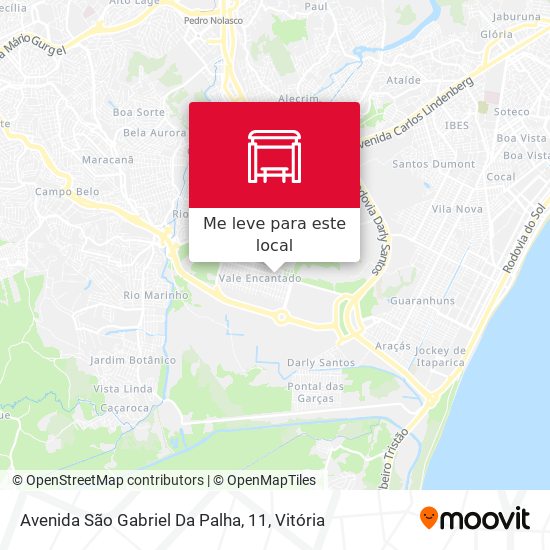 Avenida São Gabriel Da Palha, 11 mapa