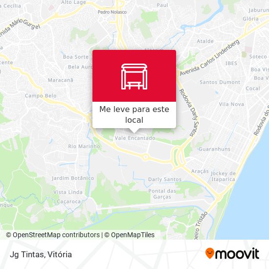 Jg Tintas mapa