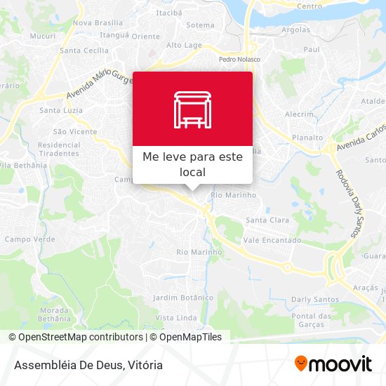 Assembléia De Deus mapa