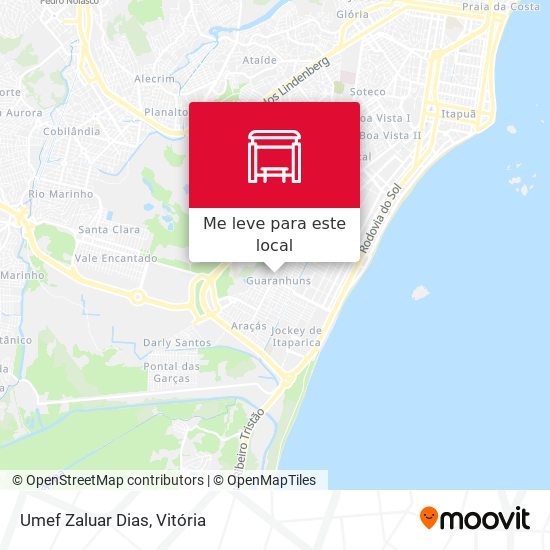 Umef Zaluar Dias mapa