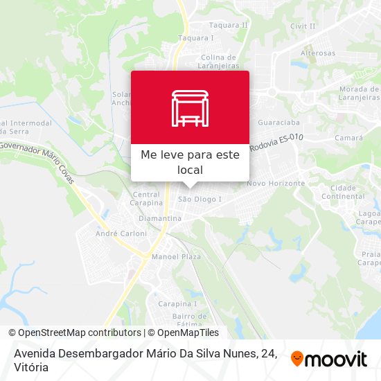 Avenida Desembargador Mário Da Silva Nunes, 24 mapa