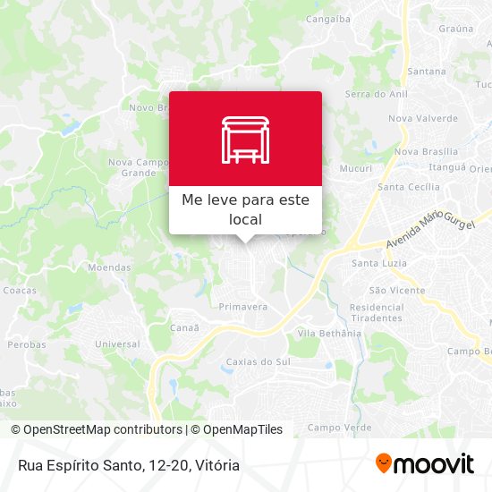 Rua Espírito Santo, 12-20 mapa
