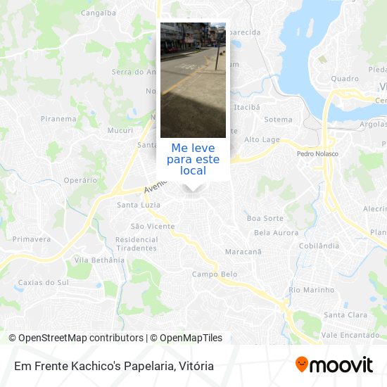 Em Frente Kachico's Papelaria mapa