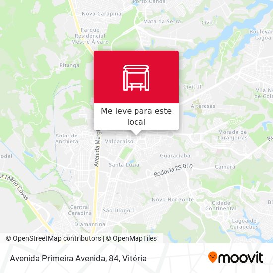 Avenida Primeira Avenida, 84 mapa