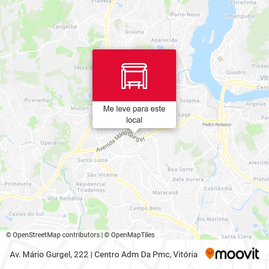 Av. Mário Gurgel, 222 | Centro Adm Da Pmc mapa