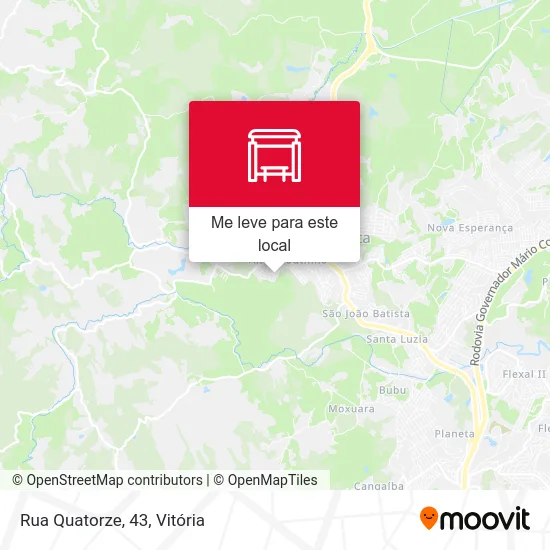 Rua Quatorze, 43 mapa