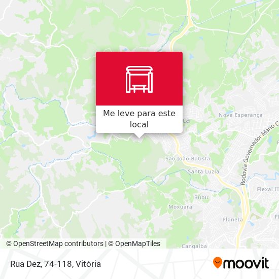 Rua Dez, 74-118 mapa